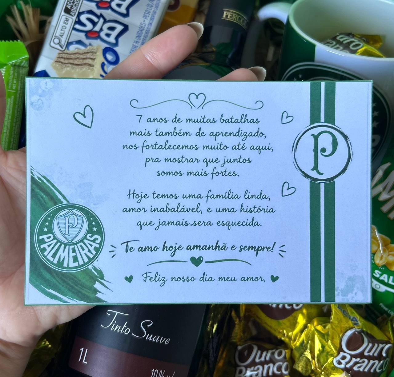 Cesta Madeira do Palmeiras