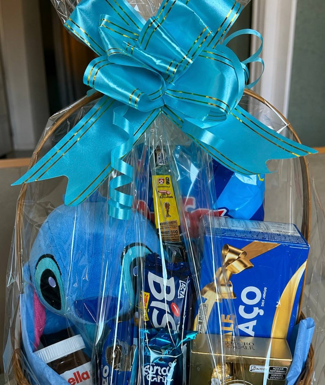 Cesta Stitch Azul