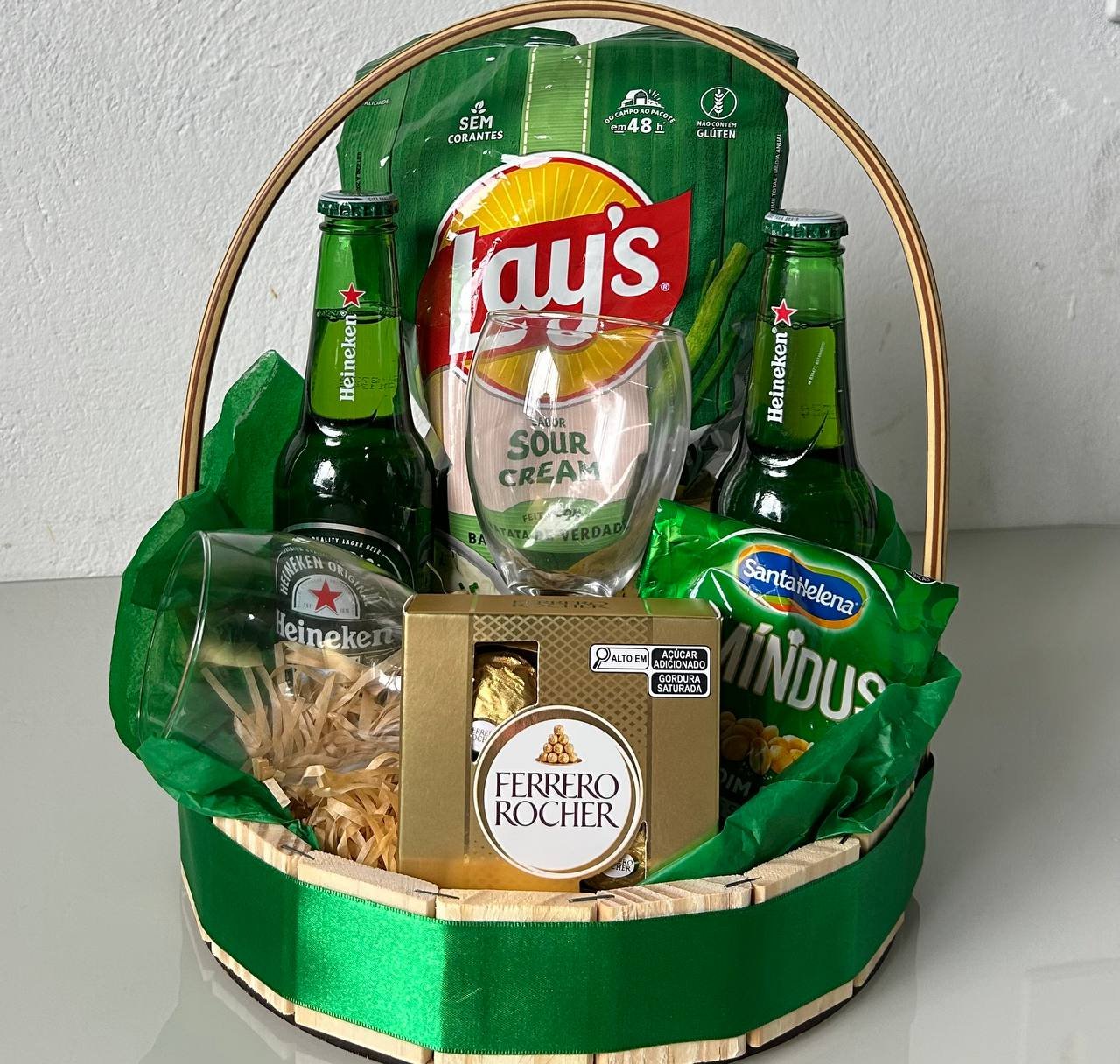 Cesta de Cervejas Heineken 💚